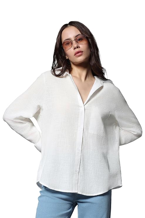 Women Cotton Oversized Shirt