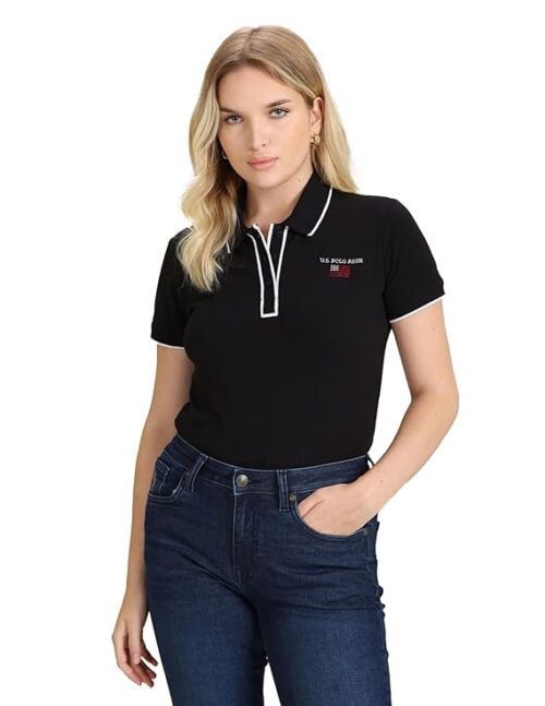 Black Women Cotton T-Shirt
