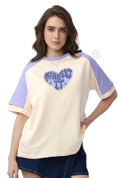 Oversized Round Neck T-Shirt