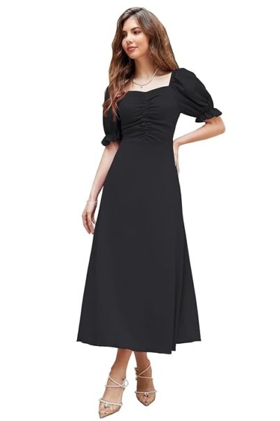 Black Women Long Dress