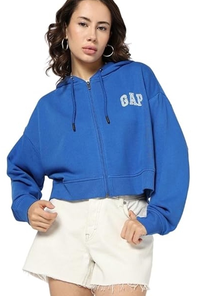 Women Blue Sweatshirt