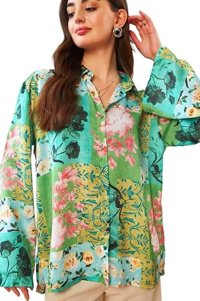 Floral Oversize Shirt
